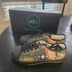 Fighter Jet Kids Sneakers